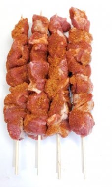 Seasoned Lamb Shish Kabob