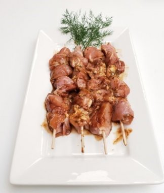 Marinated Chicken Shish Kabobs Dark Meat