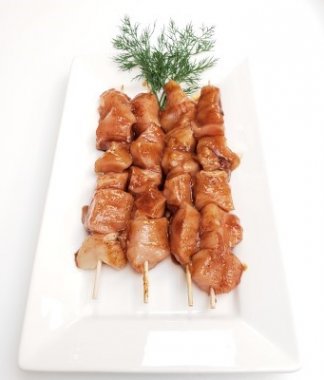Marinated Chicken Shish Kabobs White Meat