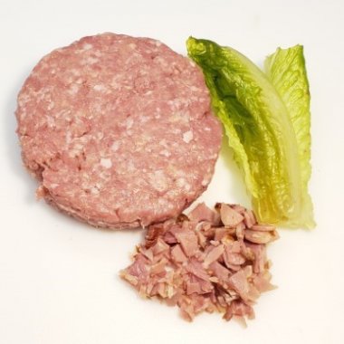 STUFFED TURKEY BURGER WITH TURKEY FRY